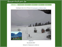 Tablet Screenshot of bauernhofcam.de
